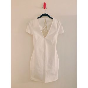 Tobi Lace-Up Back Bodycon Dress